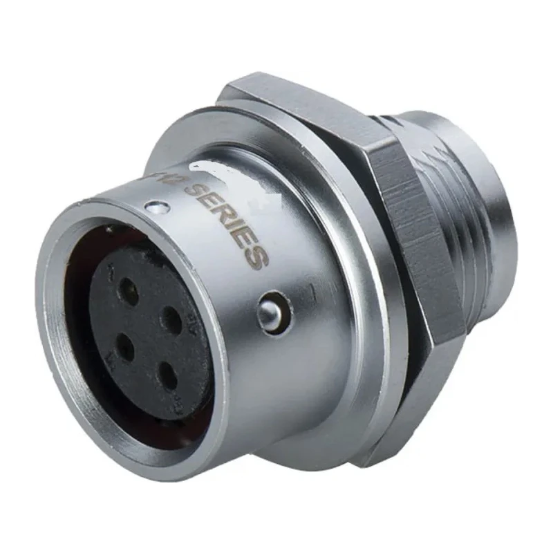 RS PRO Circular Connector, 2 Contacts, Front Mount, M12 Socket Female, IP67, 250V, 13A, Chrome Plated Brass Housing 124-6705