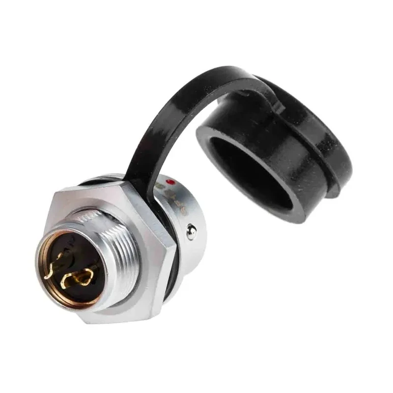 RS PRO Circular Connector, 2 Contacts, Front Mount, M12 Socket Female, IP67, 250V, 13A, Chrome Plated Brass Housing 124-6705