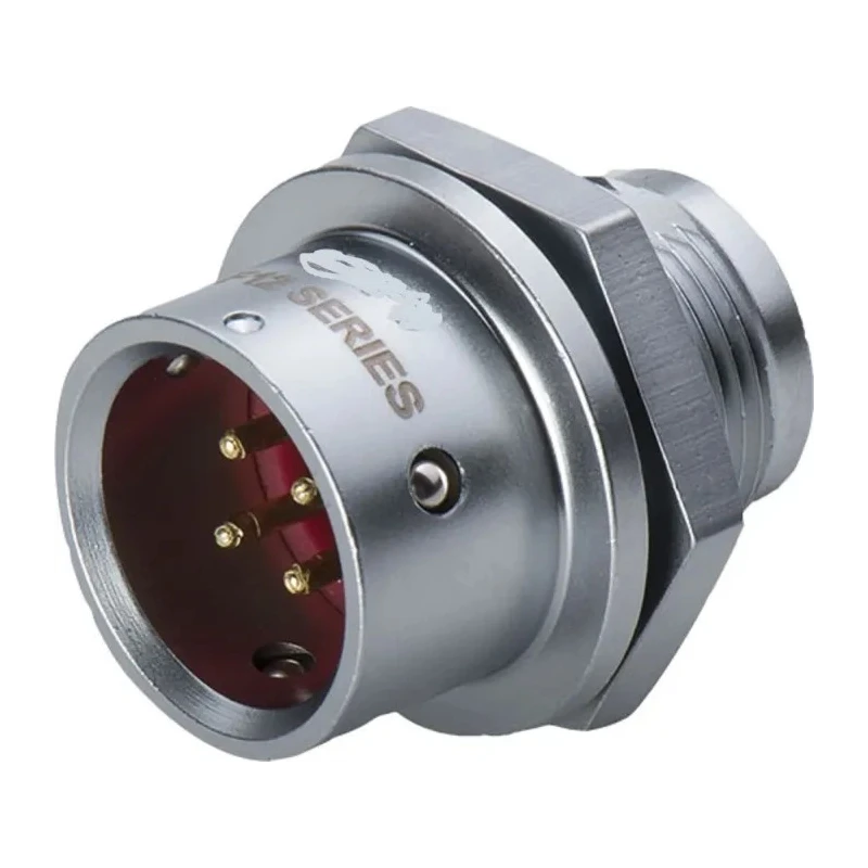 RS PRO Circular Connector Socket Male 4 Contacts Front Mount M12 Push Pull IP67 200V 5A 124-6725