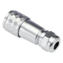 RS PRO Industrial Circular Connector M12 Plug Female 2 Contacts Cable Push-Pull IP67 250V 13A 124-6731