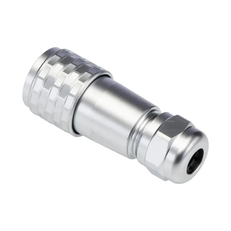 RS PRO Industrial Circular Connector M12 Plug Female 2 Contacts Cable Push-Pull IP67 250V 13A 124-6731