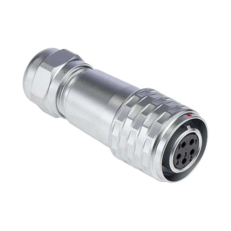 RS PRO Circular Connector, 5 Contacts, Cable Mount, M12 Plug Female, IP67, 180V, 5A, Chrome Plated Brass 124-6734