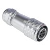 RS PRO Circular Connector, 5 Contacts, Cable Mount, M12 Plug Female, IP67, 180V, 5A, Chrome Plated Brass 124-6734