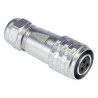 RS PRO Circular Connector, 3 Contacts, Cable Mount, M12 Connector, Plug, Female, IP67, 13A, 250V, Push-Pull, Chrome 124-6732