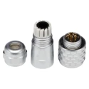 RS PRO Circular Connector, 5 Contacts, Cable Mount, M12 Plug Female, IP67, 180V, 5A, Chrome Plated Brass 124-6734