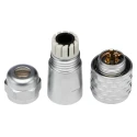 RS PRO Circular Connector, 3 Contacts, Cable Mount, M12 Connector, Plug, Female, IP67, 13A, 250V, Push-Pull, Chrome 124-6732
