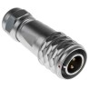 RS PRO Industrial Circular Connector M12, 2 Contacts, Male Plug, Cable Mount, IP67, 250V, 13A, Push-Pull Termination 124-6739