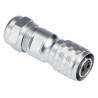 RS PRO Circular Connector, 2 Contacts, Cable Mount, M12 Size, Plug Female, IP67, 250V, 13A, Chrome Plated Brass 124-6735