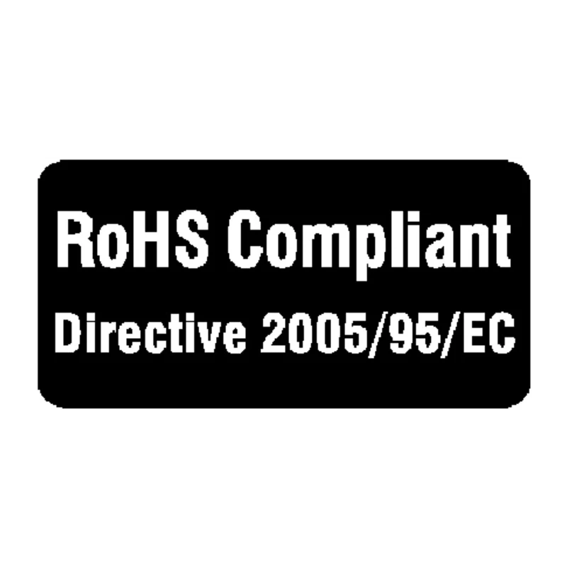 Brady Pre-Printed Adhesive Label 30mm x 10mm White Text on Green Background ROHS-1-7541-0.5