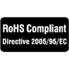 Brady Pre-Printed Adhesive Label 30mm x 10mm White Text on Green Background ROHS-1-7541-0.5