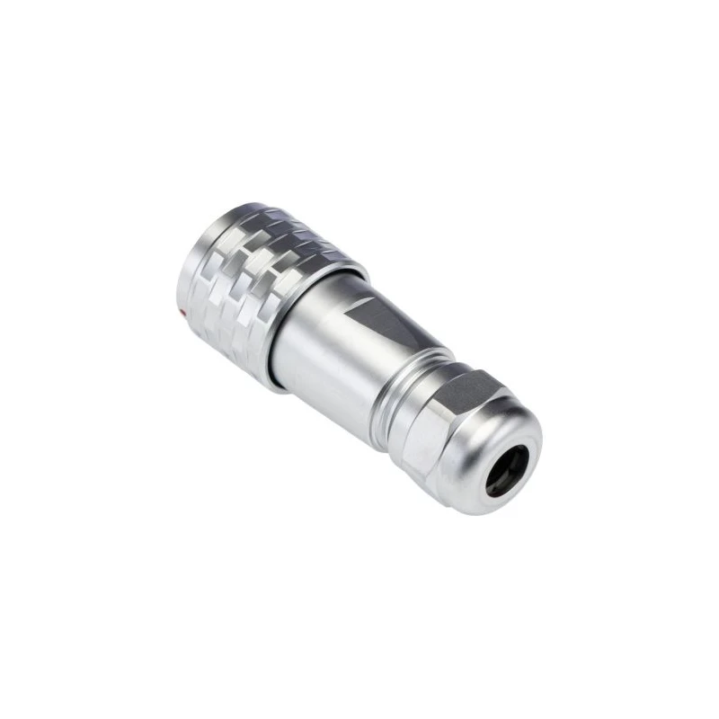 RS PRO Industrial Circular Connector, 3 Contacts, Cable Mount, M12 Size, Plug Male, IP67 Rated, 250V, 13A, Chrome 124-6740