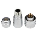 RS PRO Industrial Circular Connector, 3 Contacts, Cable Mount, M12 Size, Plug Male, IP67 Rated, 250V, 13A, Chrome 124-6740