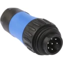 RS PRO Circular Connector 6 Contacts Cable Standard Plug Male IP67 Ecomate M Series C01630H00610010