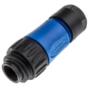 Amphenol Industrial Circular Connector 6 Contacts Cable Standard Plug Male IP67 Ecomate M Series C01610H00600010