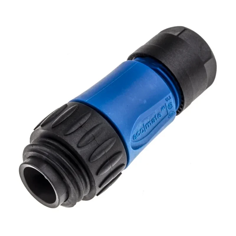 Amphenol Industrial Circular Connector 6 Contacts Cable Standard Plug Male IP67 Ecomate M Series C01610H00600010