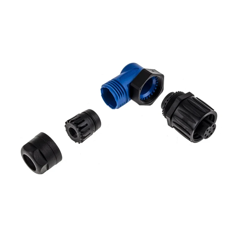 Amphenol Industrial Circular Connector 6 Contacts Cable Socket Female IP67 Ecomate M Series C01630F00610010