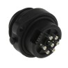 Amphenol Industrial Circular Connector, Panel Mount, 6 Contacts, Plug, Male, IP67, 250V, 10A, Polymer C01630C00610012