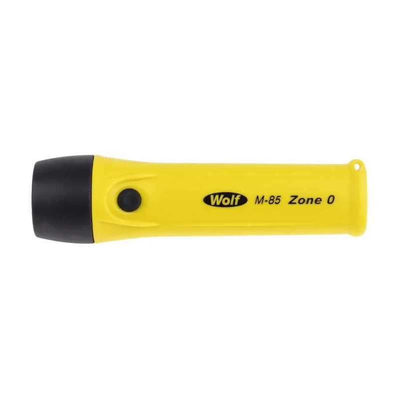 Wolf Safety IECEx/ATEX LED Pocket Torch Yellow 210 lm, 170 mm M-85