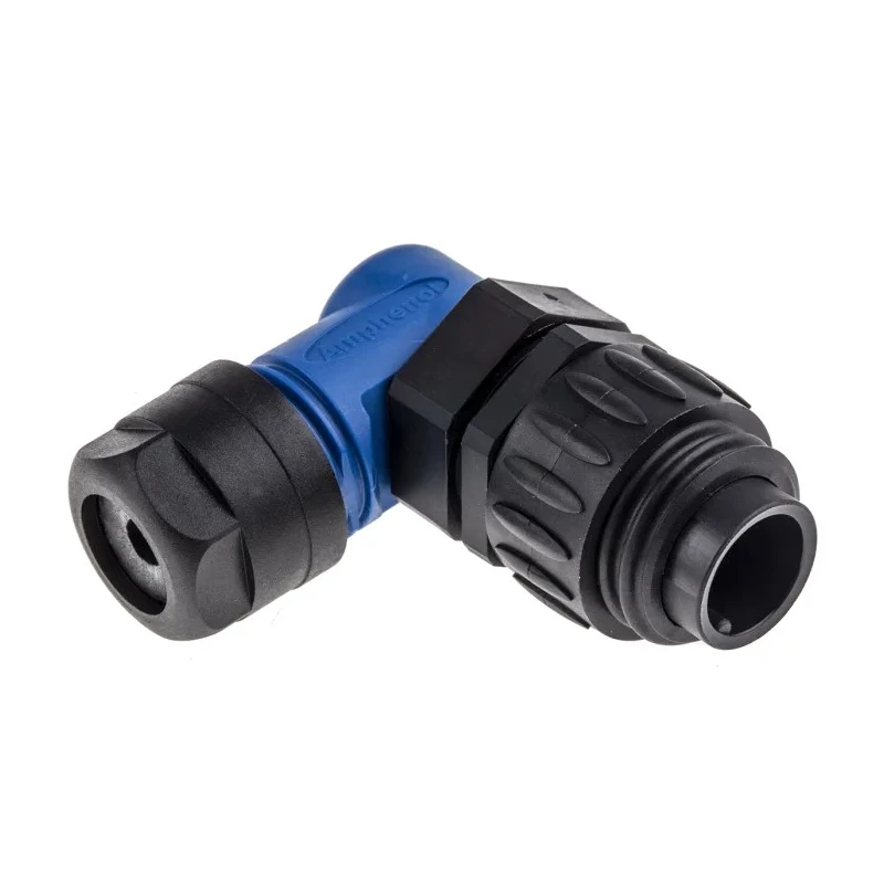 Amphenol Industrial Circular Connector 6 Contacts Cable Standard Plug Male IP67 Ecomate M Series C01610K00600010