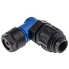 Amphenol Industrial Circular Connector 6 Contacts Cable Standard Plug Male IP67 Ecomate M Series C01610K00600010