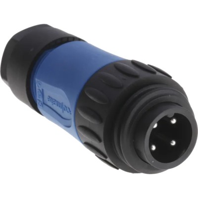 Amphenol Industrial Circular Connector, 3 Contacts, Cable Mount, Plug, Male, IP67, Ecomate M Series C01620H00310010