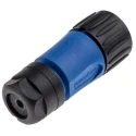 Amphenol Industrial Circular Connector Cable Socket Female 6 Contacts IP67 Thermoplastic Ecomate M Series C01610D00600010
