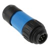 Amphenol Industrial Circular Connector 6 Contacts Cable Standard Plug Male IP67 Ecomate M Series C016 30H006 110 10