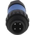 Amphenol Industrial Circular Connector, 3 Contacts, Cable Mount, Plug, Male, IP67, Ecomate M Series C01620H00310010
