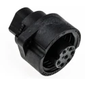 Amphenol Industrial Circular Connector Panel Mount, 6 Contacts Socket Female, IP67, Polymer Housing, 250V C01610G00600012