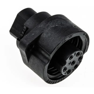Amphenol Industrial Circular Connector Panel Mount, 6 Contacts Socket Female, IP67, Polymer Housing, 250V C01610G00600012