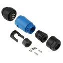 Amphenol Industrial Circular Connector 6 Contacts Cable Standard Plug Male IP67 Ecomate M Series C016 30H006 110 10