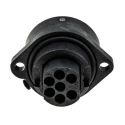 Amphenol Industrial Circular Connector Panel Mount, 6 Contacts Socket Female, IP67, Polymer Housing, 250V C01610G00600012