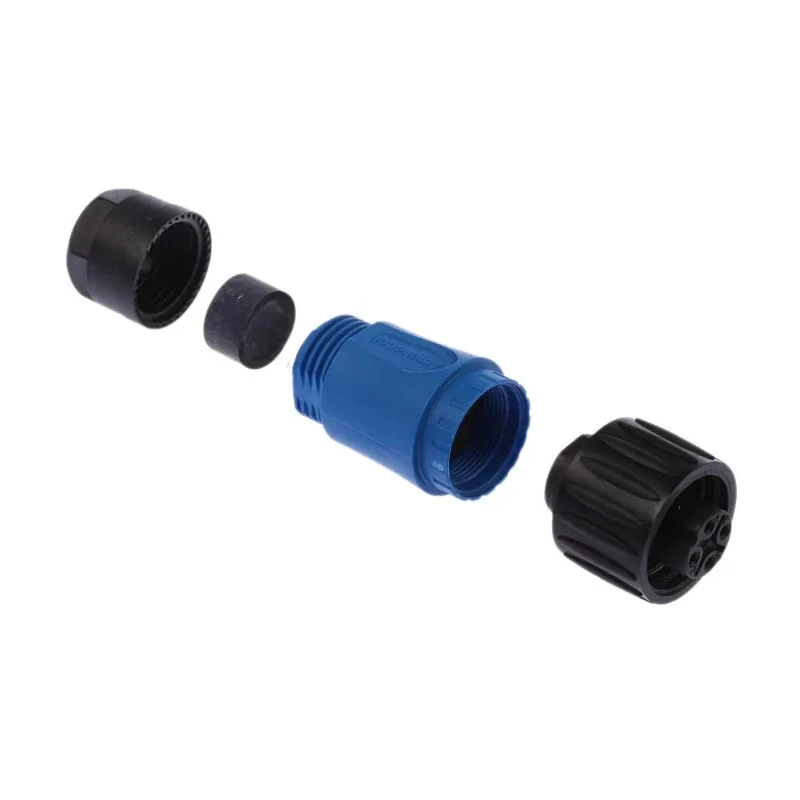 Amphenol Industrial Circular Connector 3 Contacts Cable Mount Socket Female IP67 400V 16A Ecomate M Series C01620D00310010