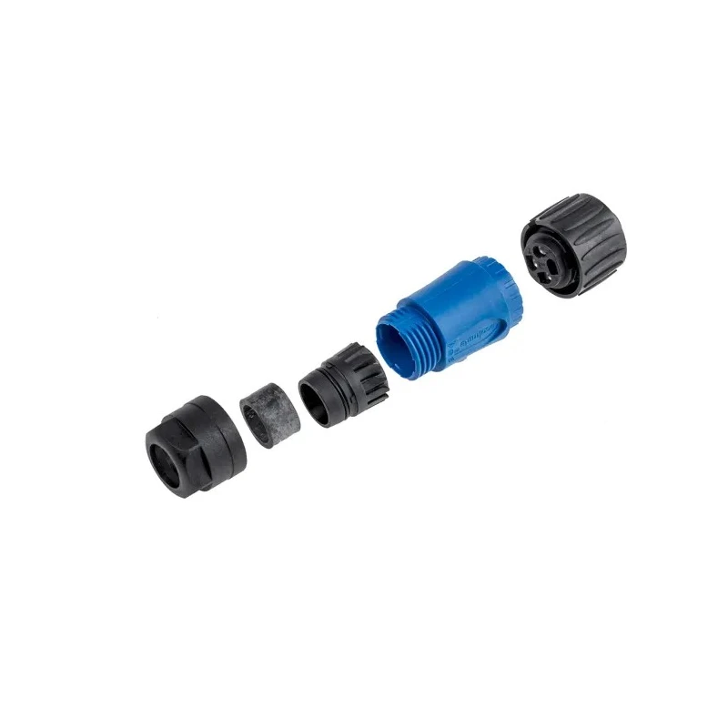 Amphenol Industrial Circular Connector 3 Contacts Cable Mount Socket Female IP67 400V 16A Ecomate M Series C01620D00310010