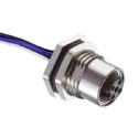 RS PRO Circular Connector Socket, Female, 4 Contacts, M12 Size, IP67 Rated, 250V, 4A, RS PRO Series 124-7077