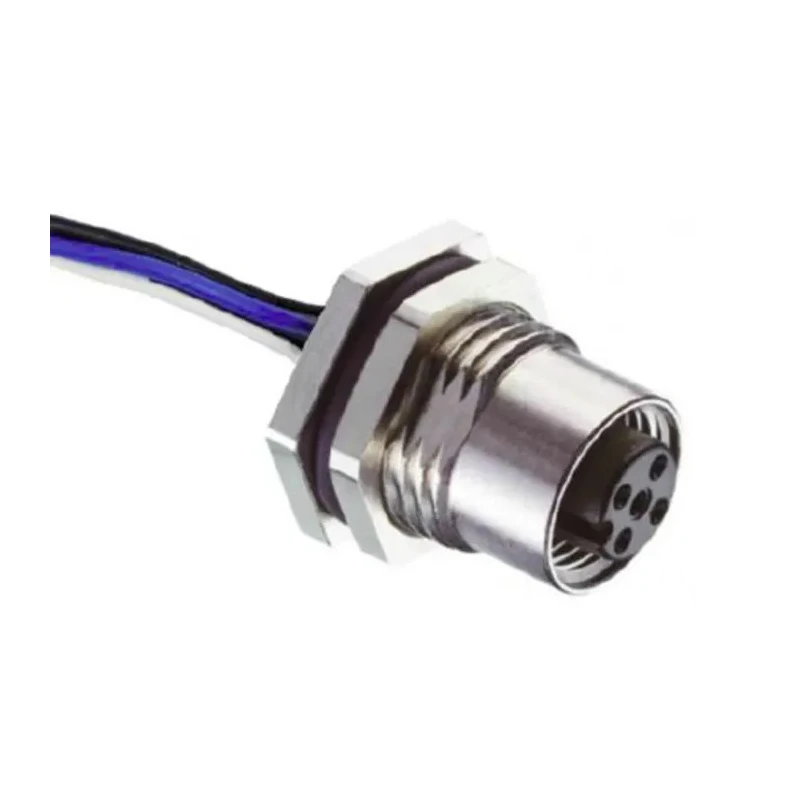 RS PRO Circular Connector Socket, Female, 4 Contacts, M12 Size, IP67 Rated, 250V, 4A, RS PRO Series 124-7077