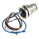 RS PRO Circular Connector, 4 Contacts, Panel Mount, M12 Connector, Plug, Male, IP67 124-7079