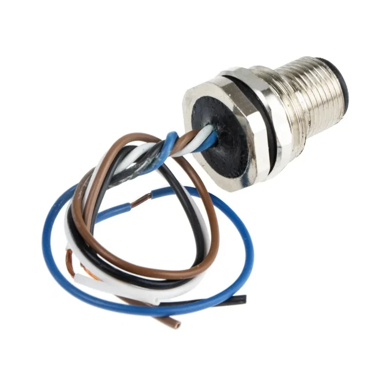 RS PRO Circular Connector, 4 Contacts, Panel Mount, M12 Connector, Plug, Male, IP67 124-7079