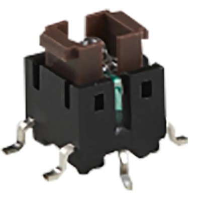 TE Connectivity White Tactile Switch Rectangular 2.2 mm SPST 50mA 12 V dc Surface FSMIJM63BA04