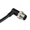 RS PRO Sensor Actuator Cable Male 4 Way M12 Right Angle to Unterminated Free End 250V 2m 124-7074