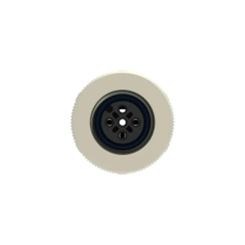 TE Connectivity Circular Connector 3 Contacts Cable M12 Socket Female IP67 Brass Housing Gold Plated Contacts T4110011031-000