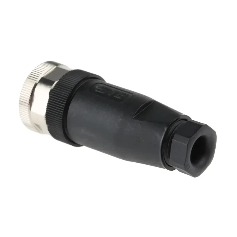 TE Connectivity Circular Connector 5 Contacts Cable M12 Socket Female IP67 Nylon Housing Threaded 125V 4A T4110001051-000