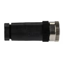 TE Connectivity Circular Connector 4 Contacts Cable M12 Socket Female IP67 Nylon Housing Screw Termination T4110002041-000