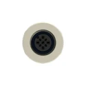 TE Connectivity Circular Connector 5 Contacts Cable M12 Socket Female IP67 Brass Screw Termination T4110011051-000