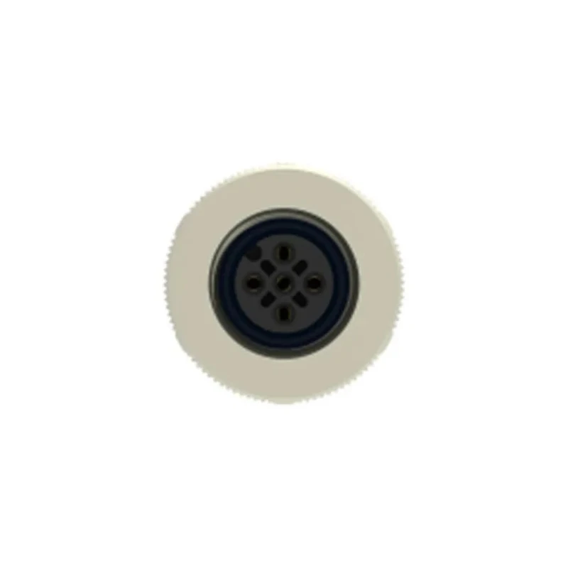 TE Connectivity Circular Connector 5 Contacts Cable M12 Socket Female IP67 Brass Screw Termination T4110011051-000