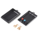 CAMDENBOSS Black ABS Handheld Enclosure Integral Battery Compartment IP54 57 mm x 36 mm x 16 mm 2957-43