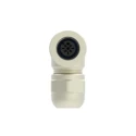 TE Connectivity Circular Connector, 4 Contacts, Cable Mount, M12 Socket Female, IP67, Brass Housing, Screw T4112011041-000