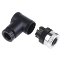 TE Connectivity Industrial Circular Connector, 4 Contacts, Cable Mount, M12 Connector, Socket Female, IP67 T4112002041-000