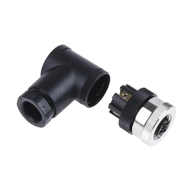 TE Connectivity Industrial Circular Connector, 4 Contacts, Cable Mount, M12 Connector, Socket Female, IP67 T4112002041-000