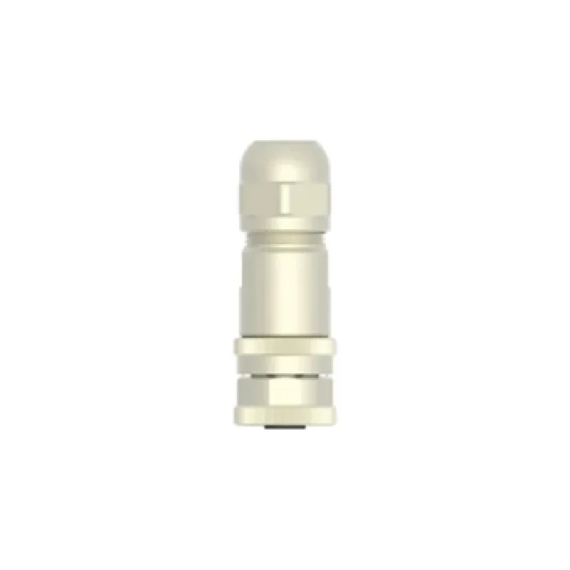 TE Connectivity Circular Connector 5 Contacts M12 Cable Socket Female IP67 Brass Housing Gold Plating T4110012051-000